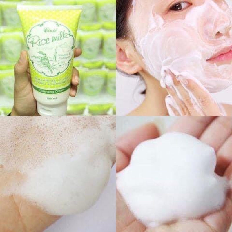 Sữa rửa mặt gạo Thái Lan tuýp to 180ml