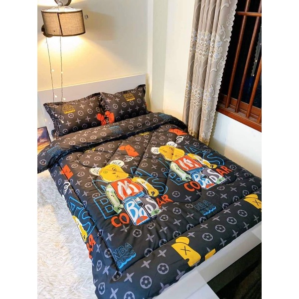 Set Chăn Phao 5 Món Gấu Beric