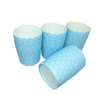 Khuôn giấy lót bánh cupcake cứng (50 cái) mầu sắc ngẫu nhiên