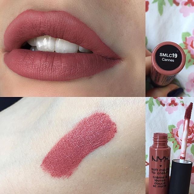 Son kem NYX Soft Matte Lip Cream Cannes màu hồng nude ngọt ngào