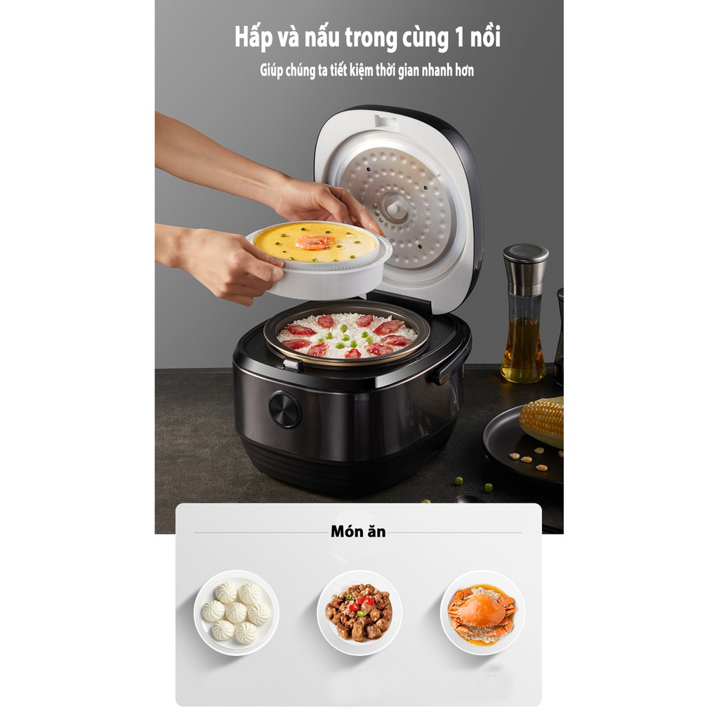 Nồi Cơm Điện Tử Đa Năng 8 Chức Năng Nấu Thông Minh Jiashi 1,2L | BigBuy360 - bigbuy360.vn