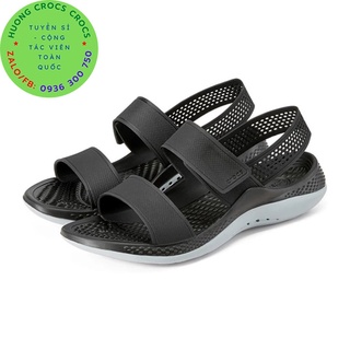 Giày sandal crocss literide pcaer 360 cho nữ màu đen