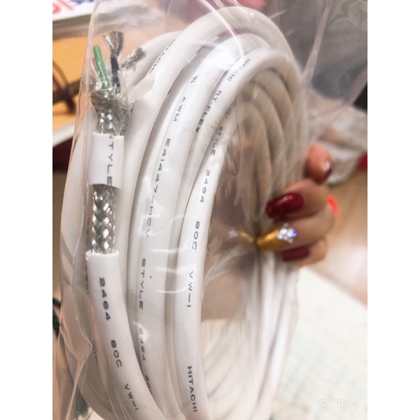 Dây tín hiệu 4 lõi x 0,5 hàng bãi chuẩn HUNGARI,HITACHI,TRIUMP