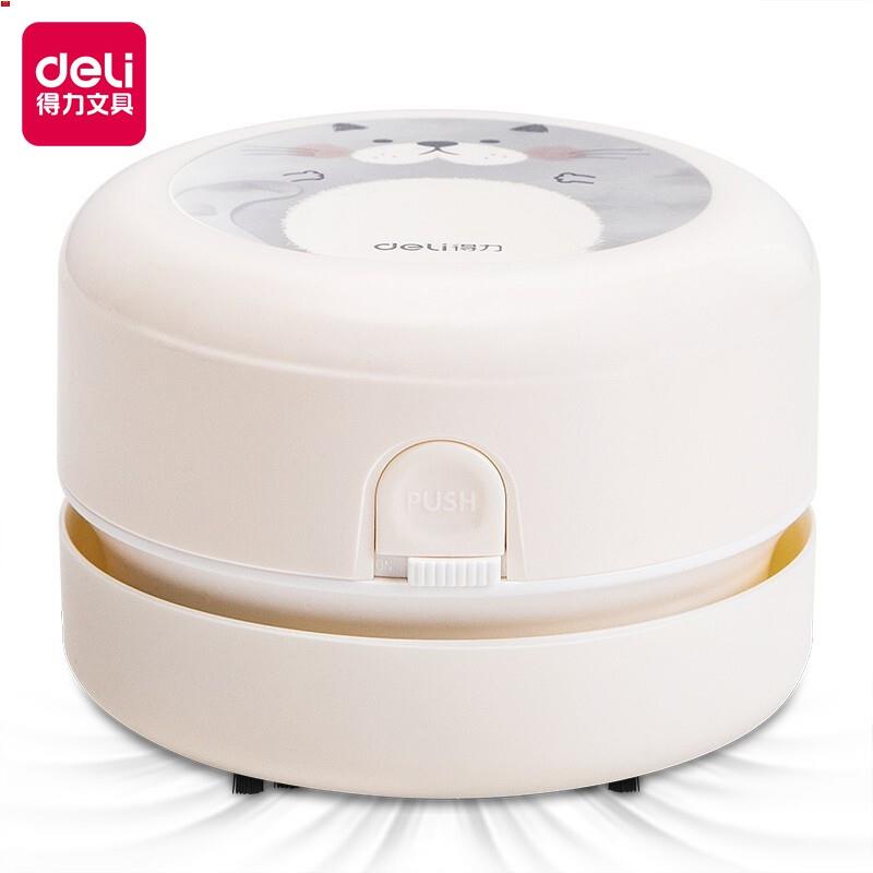 Máy hút bụi mini cầm tay tiện dụng Deli - Không dây - Trắng/Xanh dương - 18883 .