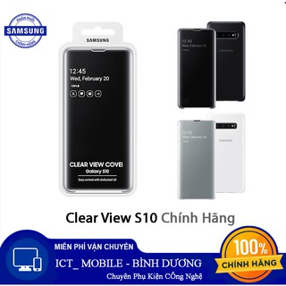 [Chính Hãng] Bao Da Clear View SAMSUNG GALAXY S10 / S10 Plus