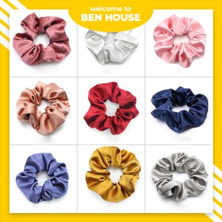 Cột tóc Scrunchies chất vải satin xinh xắn