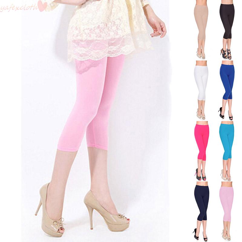 Quần Legging Nữ Vải Lụa Mềm Thoải Mái