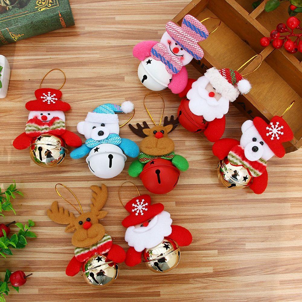 1 Búp Bê Nhồi Bông Treo Trang Trí Giáng Sinh Dễ Thương