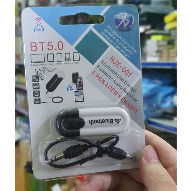 USB Bluetooth V5.0 Dongle Hjx-001Bluetooth cho loa và các thiết bị âm thanh