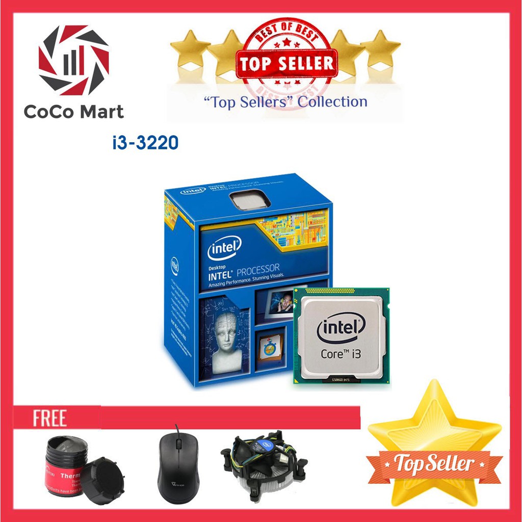 Chip xử lý Intel CPU Core I3 3220 (2 lõi- 4 luồng) Chất Lượng Tốt- Hàng Nhập Khẩu | BigBuy360 - bigbuy360.vn