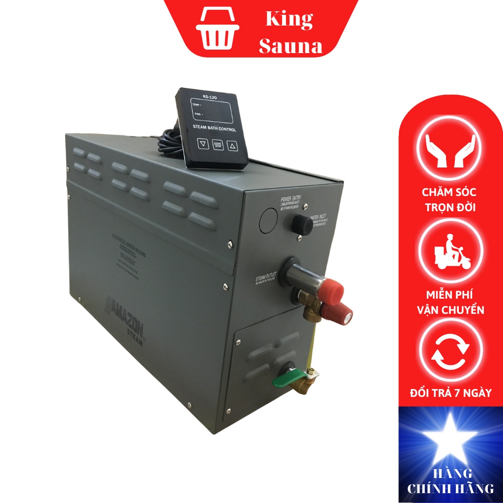 Máy xông hơi ướt AMAZON 6kw - 9kw - 12kw - 15kw