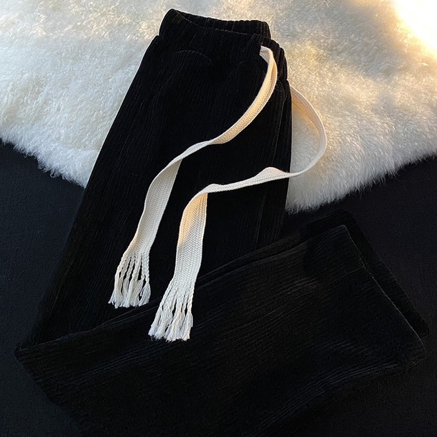 NUZIRO  Quần dài  ống rộng thời trang phong cách Hàn Quốc dành cho nữ