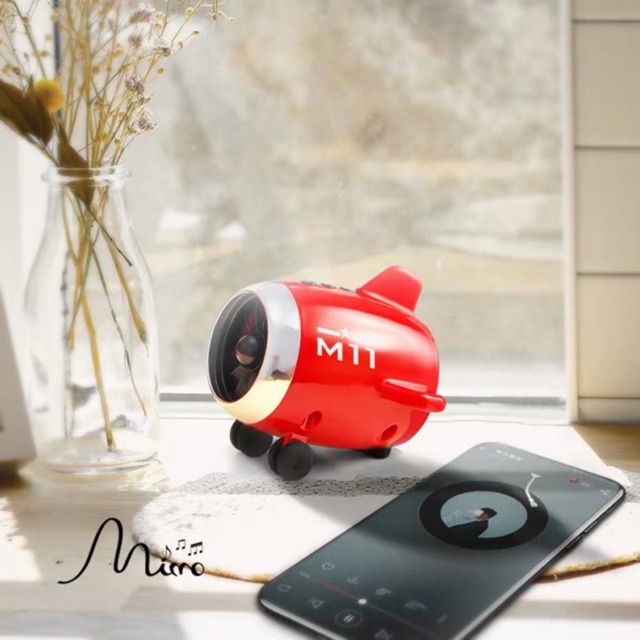 💲 [HÀNG CÓ SẴN] ✅ Loa bluetooth âm thanh cực hay hình dáng máy bay mini rất đáng yêu ✅