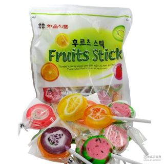 Kẹo mút Hàn quốc 250gr Fruits Stick hương trái cây