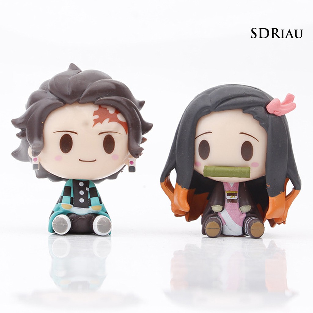 Bộ 4 Tượng Mô Hình Nhân Vật Anime Thiết Kế Dễ Thương