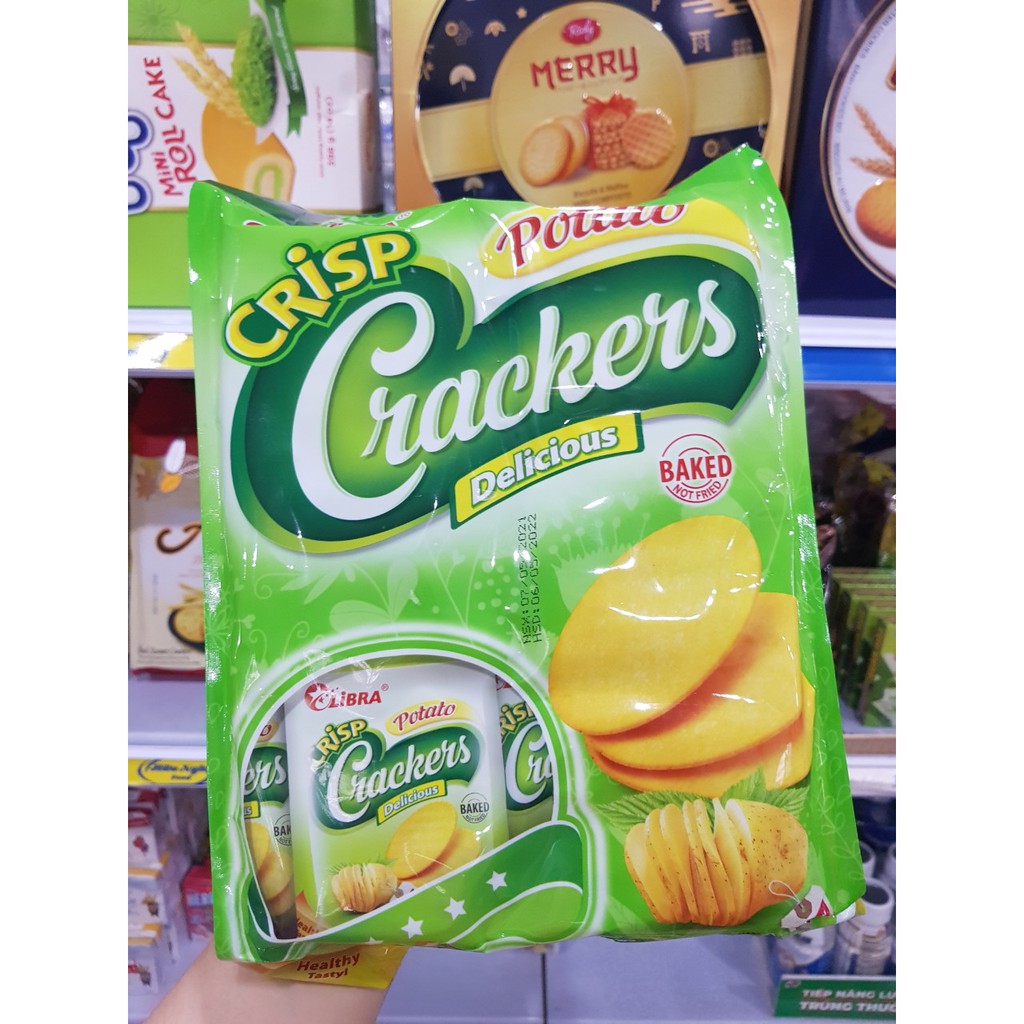 Bánh Khoai Tây Giòn Potato Cracker Libra 230gr