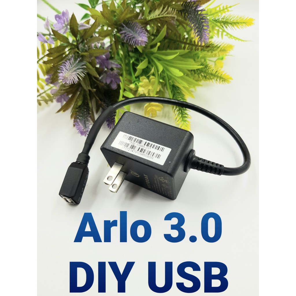 Sạc Nhanh Arlo QC3.0 Cổng USB DIY Netgear 5V2A, Sạc Nhanh 5V2A Cổng USB