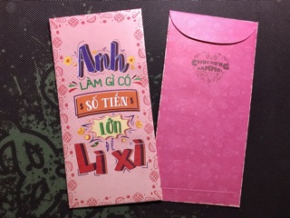 Combo 250 bao lì xì thuần Việt