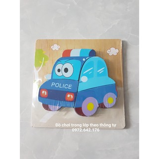 Tranh Ghép Gỗ 3D Nổi Cho bé