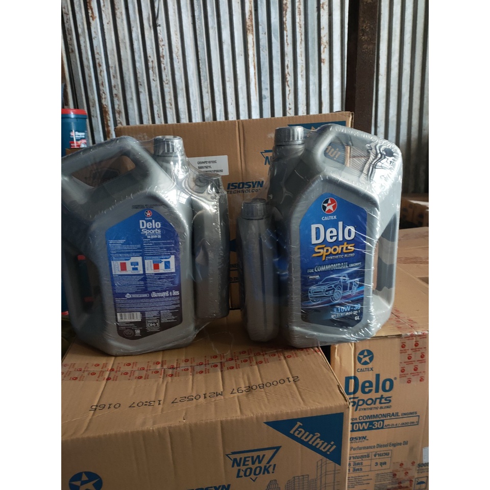DẦU NHỚT ĐỘNG CƠ DIESEL Delo Sports Synthetic Blend SAE 10W-30