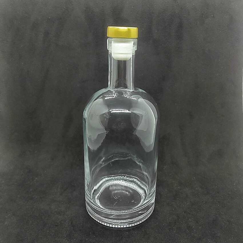 Vỏ chai đựng rượu 500ML thủy tinh cao cấp - Mẫu Vốt Ka siêu trong – Chưng bàn ăn vô cùng sang trọng, quý phái (mẫu C11)