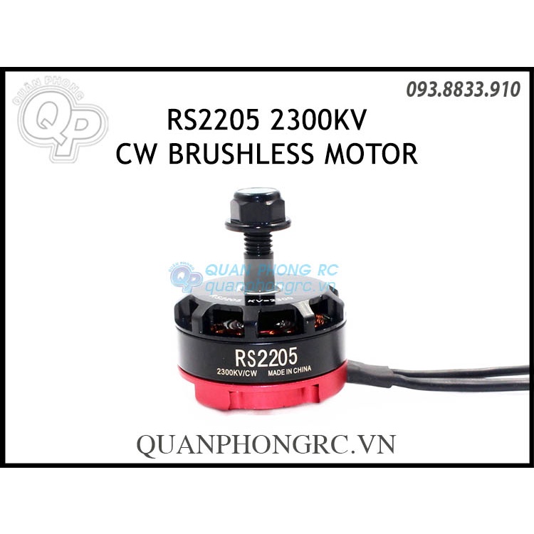 Động cơ motor RS2205 2300KV RaceSpec Brushless Motor CW/CCW 3-4S