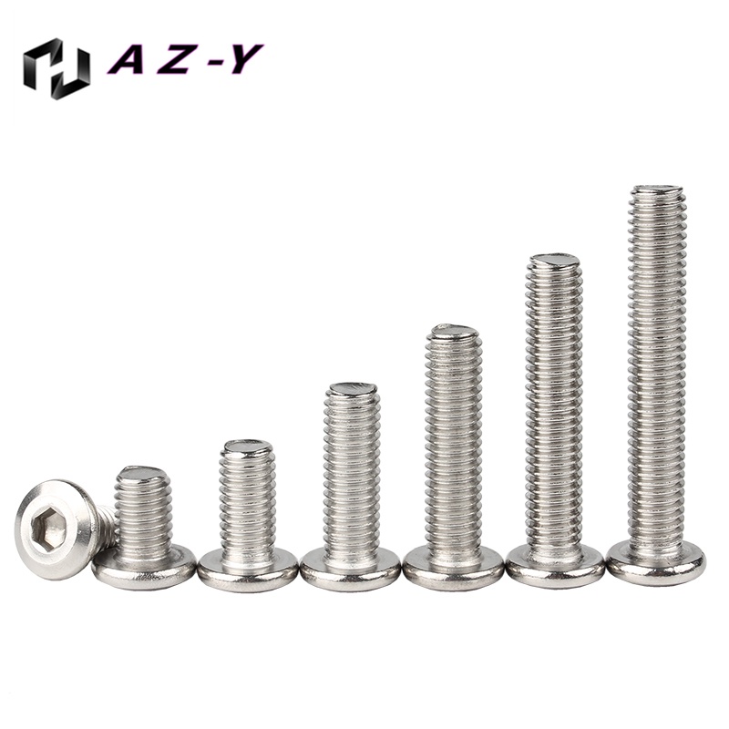Ốc Vít Đầu Tròn M3M4M5M6M8 SUS304 Chuyên Dụng