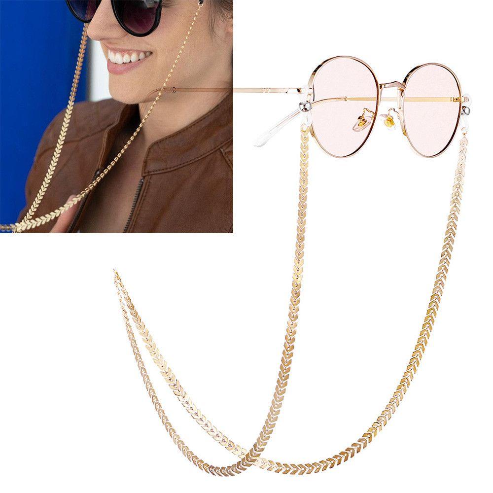 ESPO Dây Giữ Mắt Kính Bằng Kim Loại Thời Trang Cho Nữ