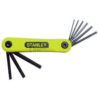 Bộ lục giác xếp đầu bằng 9 chi tiết 5/64-1/4" Stanley 69-259-22