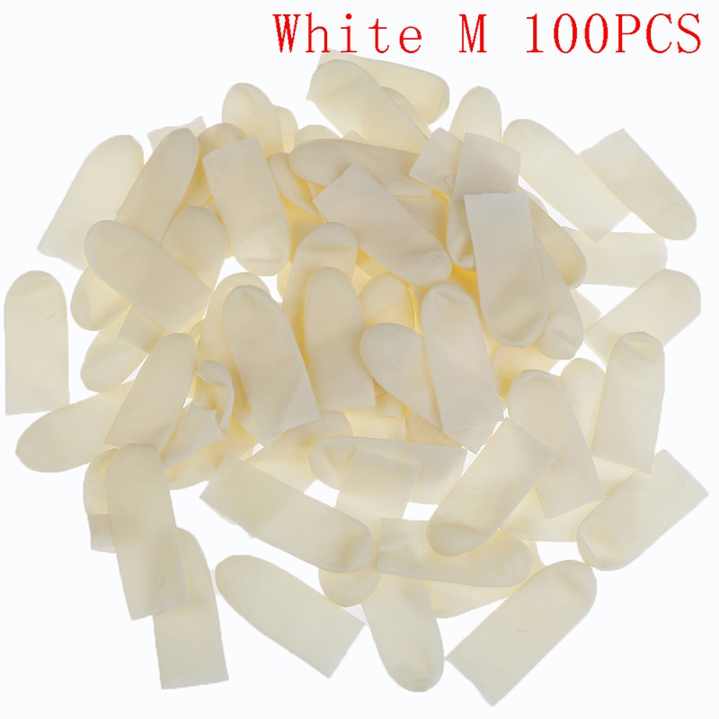 Bộ 100 Vỏ Bọc Ngón Tay Bằng Cao Su Latex Đa Năng