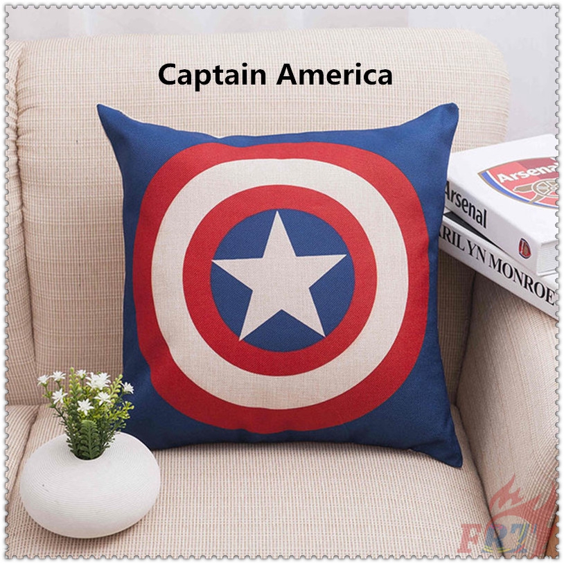 ▶ Marvel &amp; DC - Super Heroes Cushion Cover ◀ 1Pc Superhero Pillow Cover Cushion Case Pillow Case