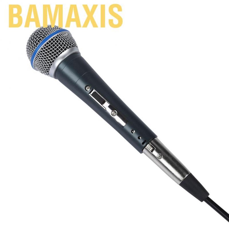 Mic KTV cố dây giắc 6.5mm âm thanh động rõ nét 140dB SPL độ nhạy cao