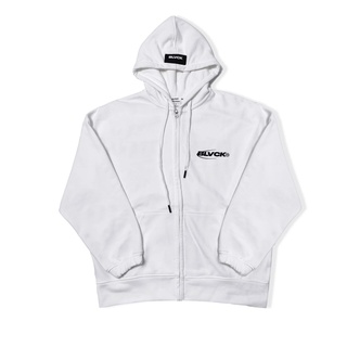 Áo khoác hoodie zip - White thumbnail