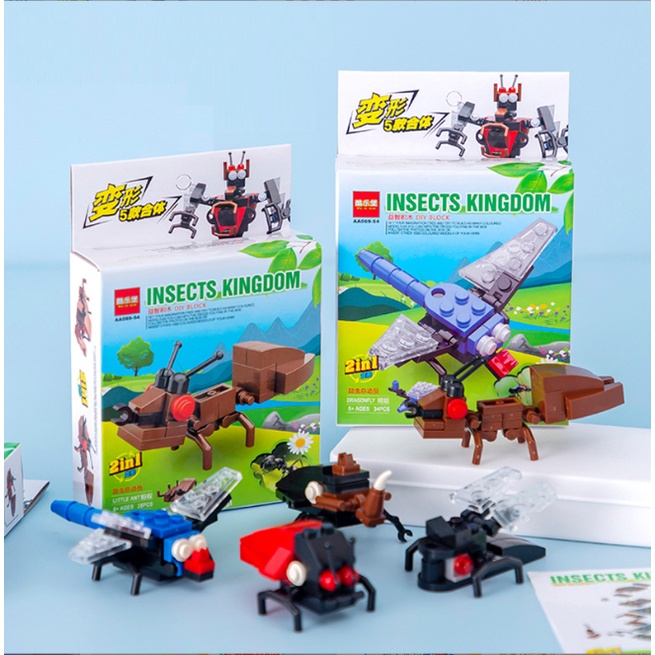 Bộ Đồ Chơi Lắp Ghép Robot Bộ Sưu Tập Côn Trùng