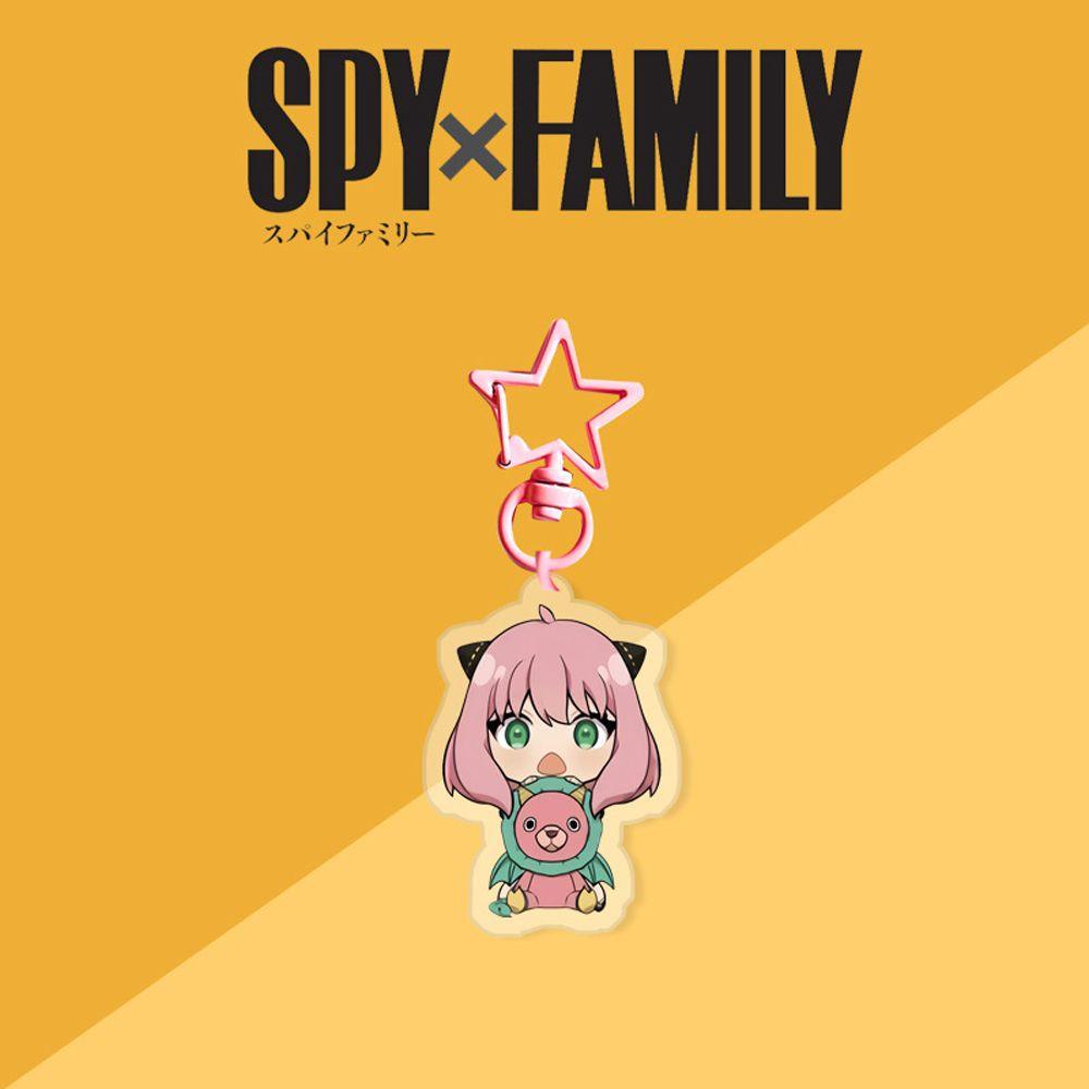 LANFY Móc Khóa Nhựa Acrylic In Hình Anime SPY X FAMILY