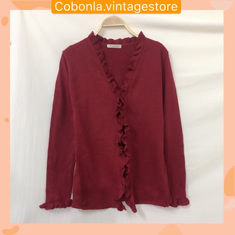 Áo len cardigan khoác ngoài phong cách Ulzzang - hàng 2hand mã AL002