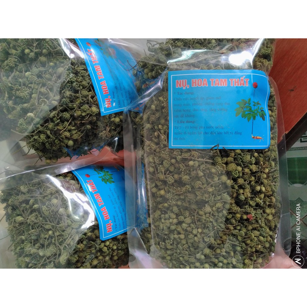 Nụ tam thất BAO TỬ khô 500g