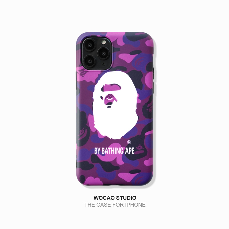 Bape Ốp Điện Thoại Chống Rơi Họa Tiết Bape Ape Dành Cho Iphone 12 Pro 11 Pro Max Xr X Xsmax I8 I7 I8