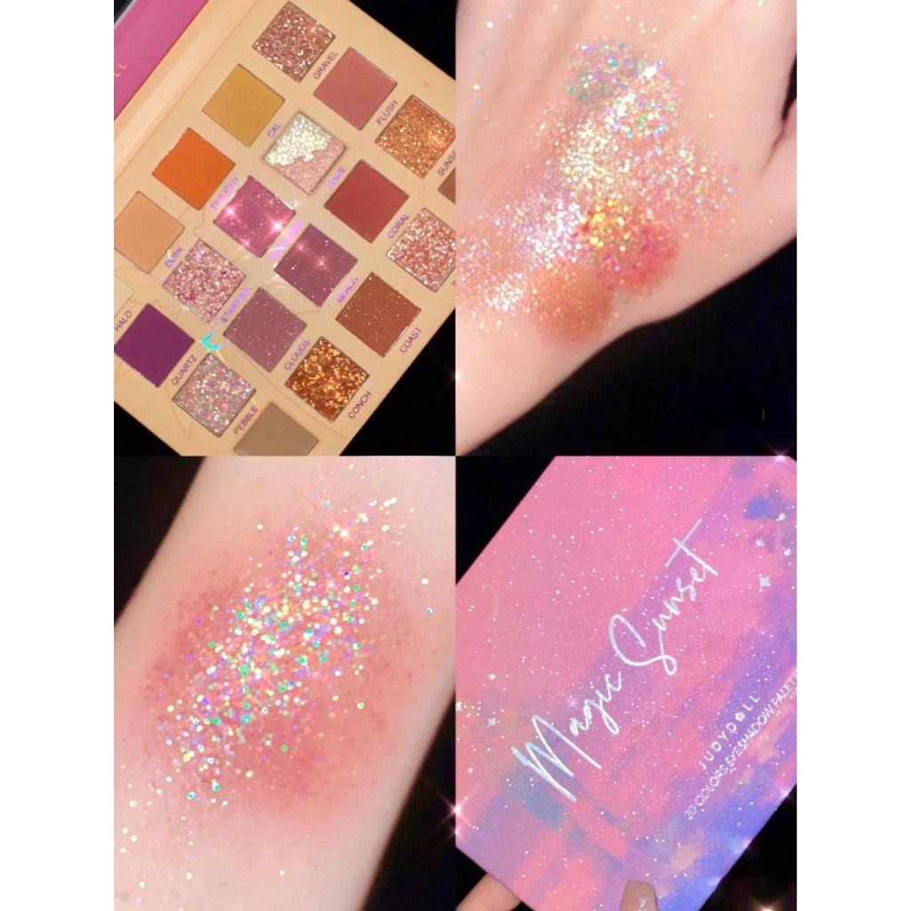 [Hàng mới về] Bảng Phấn Mắt 20 Màu Mờ Ánh Nhũ Trang Điểm Chống Nước Lâu Phai Màu Sắc Thời Trang | BigBuy360 - bigbuy360.vn