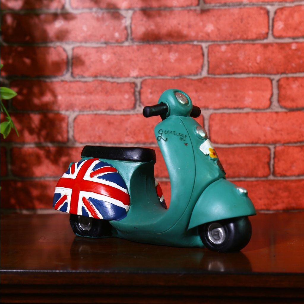 Mô hình xe vespa decor nhà cửa, nội thất