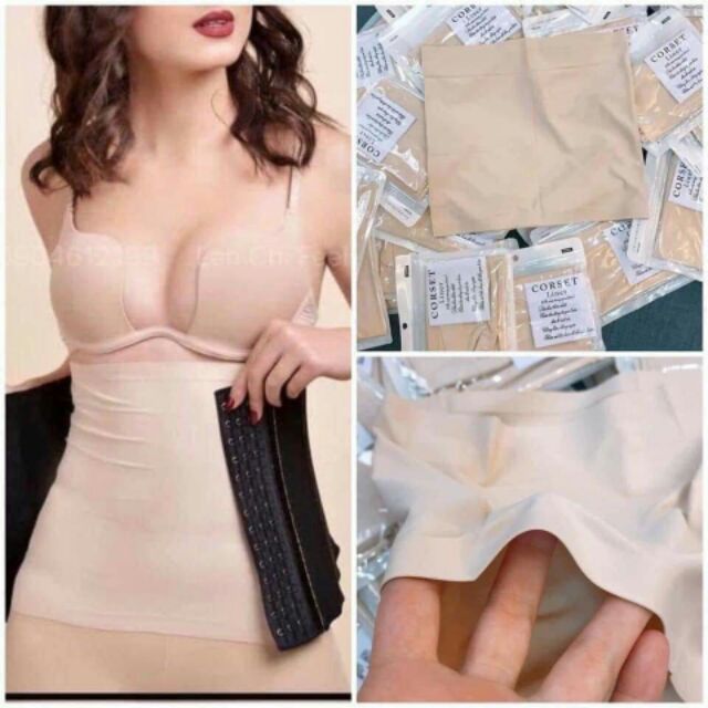 (Sale 1 ngày)  Linner corset áo lót mặc tron latex | BigBuy360 - bigbuy360.vn