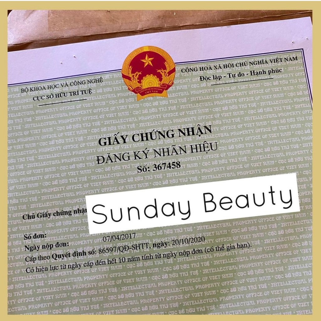 Kem thâm handmade Sunday Beauty