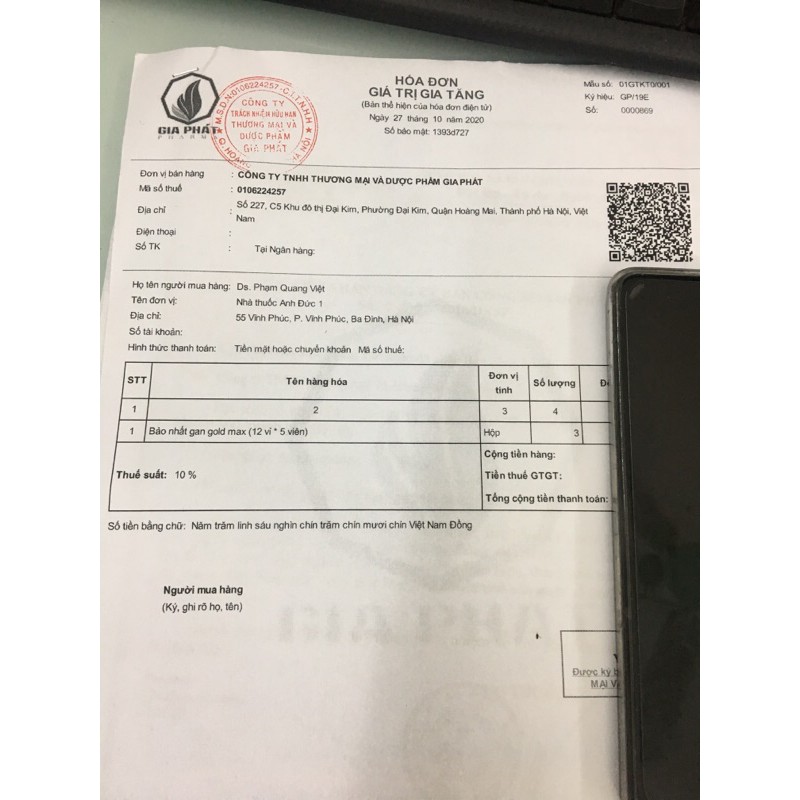 BẢO NHẤT GAN Gold Max