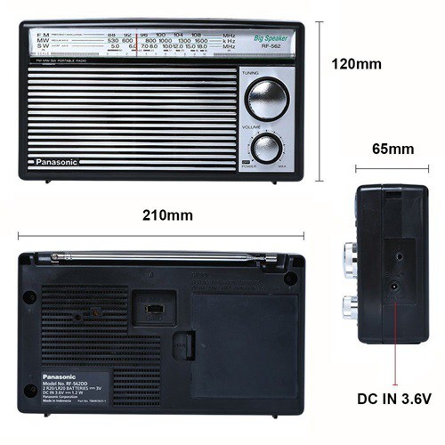 Radio Panasonic RF-562DD Panasonic