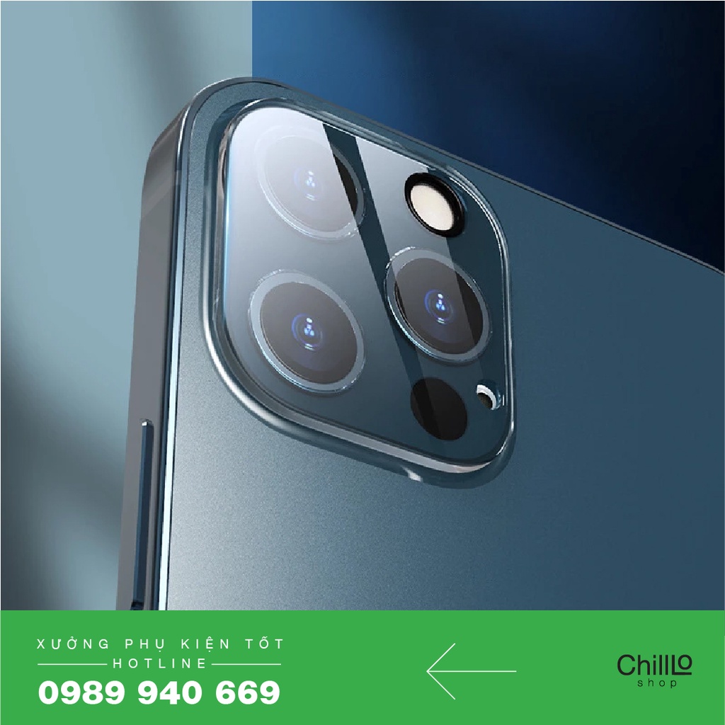 Miếng Dán Camera Cho iPhone 13 Mini/ 13/ 13 Pro/ 13 Pro Max – Cường Lực 9H Bảo Vệ Nguyên Cụm Camera Sau Của Máy
