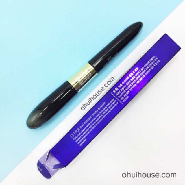 OHUI Mascara Ohui 2 đầu Dual Volume Serum cho làn mi Cong Dày Dài Quyến Rũ