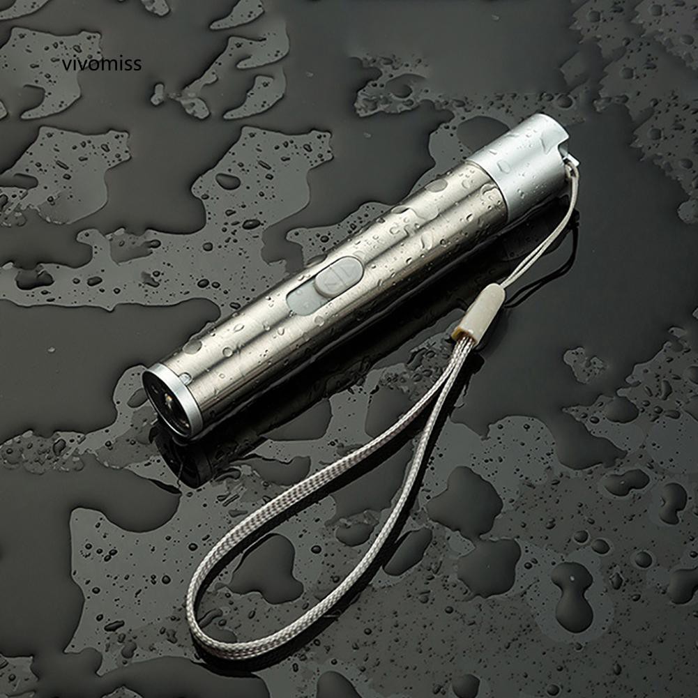 Đèn pin lazer dạng bút sạc USB 3 trong 1 cho vui chơi với mèo thú cưng