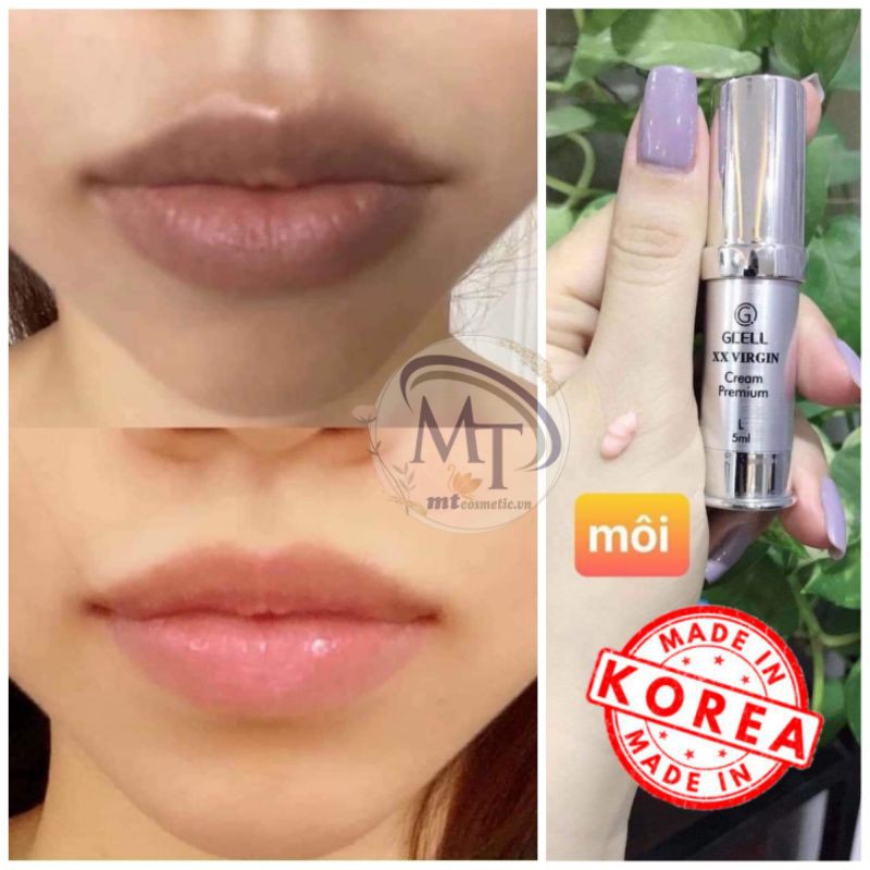 Kem làm HỒNG môi - XÓA thâm môi GCell XXVirgin Cream Premium L 5ml - Hàn Quốc