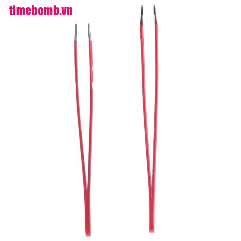 Set 2 Dụng Cụ Tẩy Lông Mày Bằng Thép Không Gỉ Chất Lượng Cao