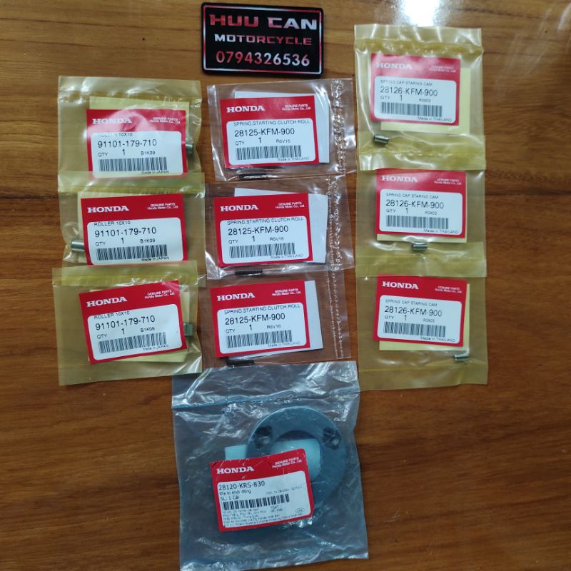 BỘ BI ĐỀ 10 CHI TIẾT HONDA WAVE THÁI 100 , WAVE ALPHA, WAVE ZX, DREAM VÀ NHIỀU DÒNG XE KHÁC